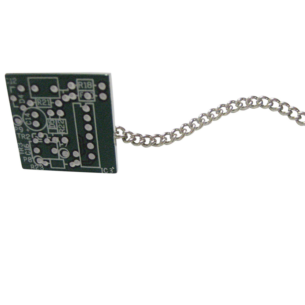 Detailed Computer Circuit Design Tie Tack - image 1